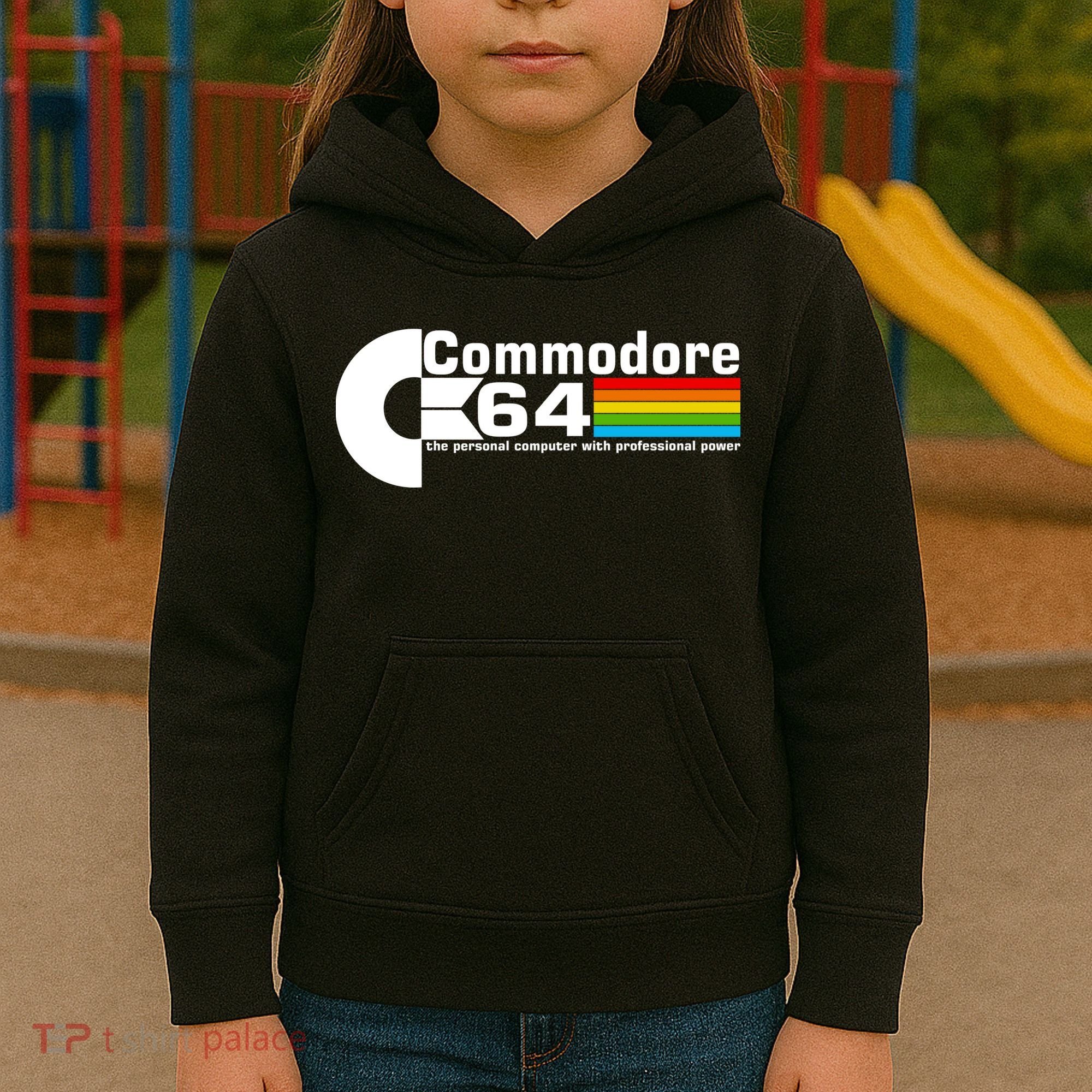 Commodore 64 Retro Computer Kids Hoodie
