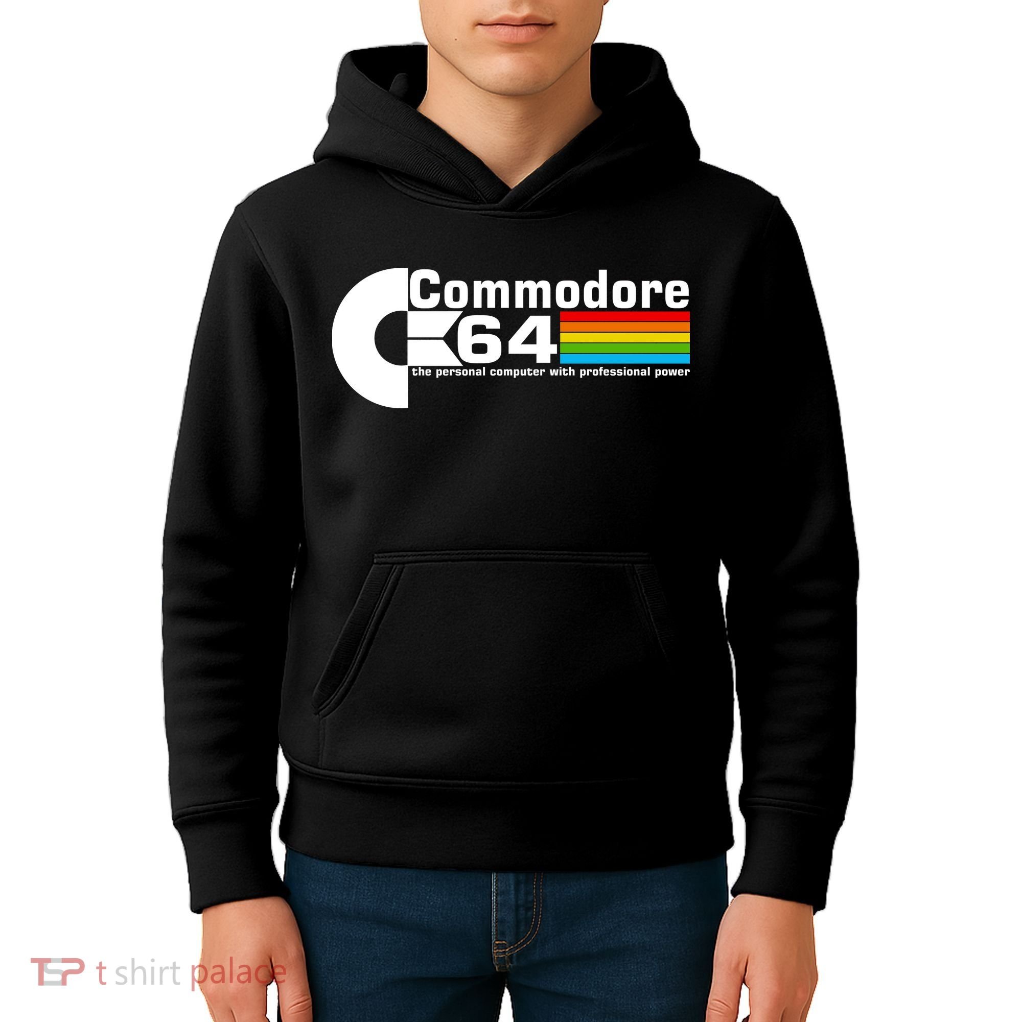 Commodore 64 Retro Computer Kids Hoodie