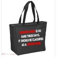 Common Sense Is A Superpower Tote Bag thumb 2