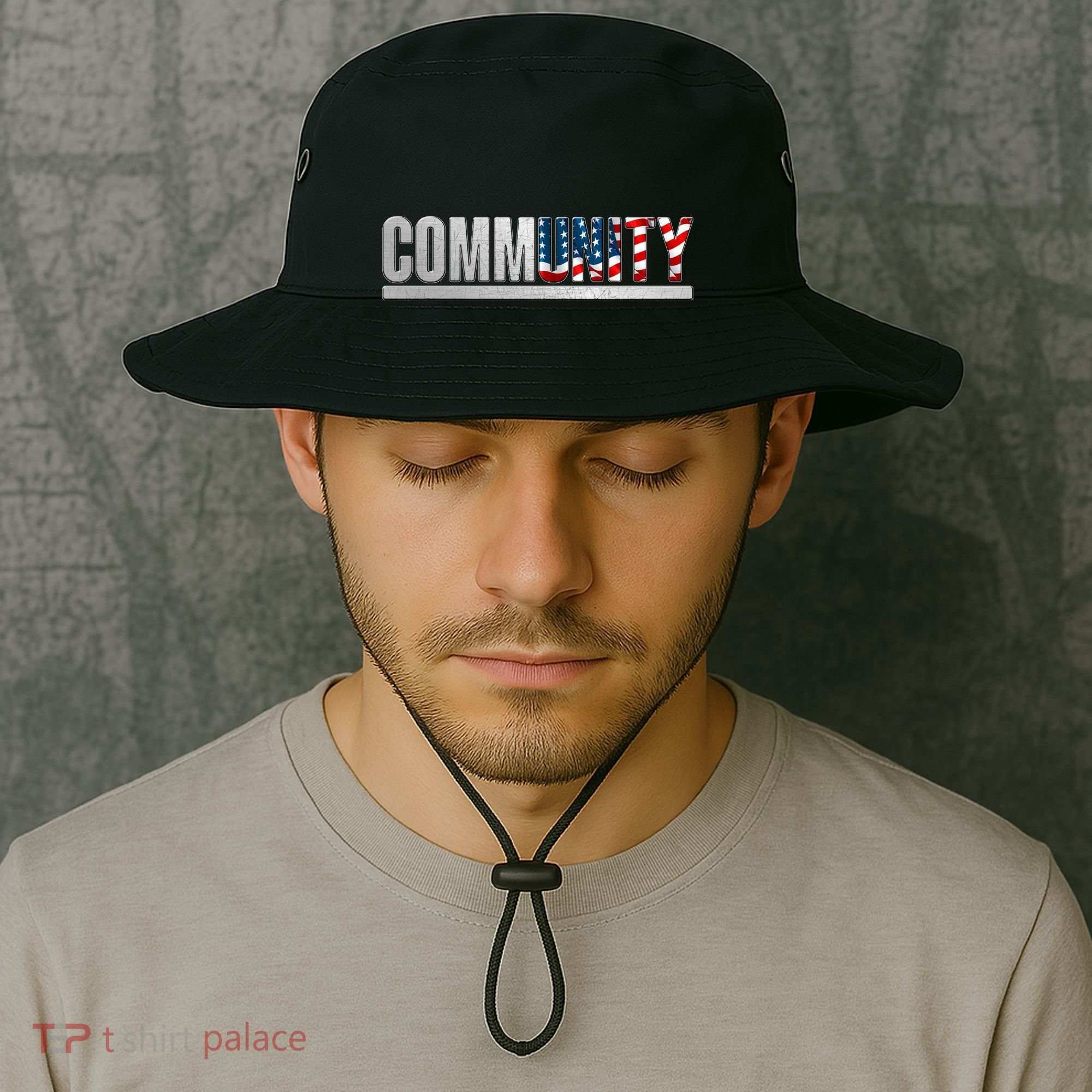 Community USA Flag Bucket Hat