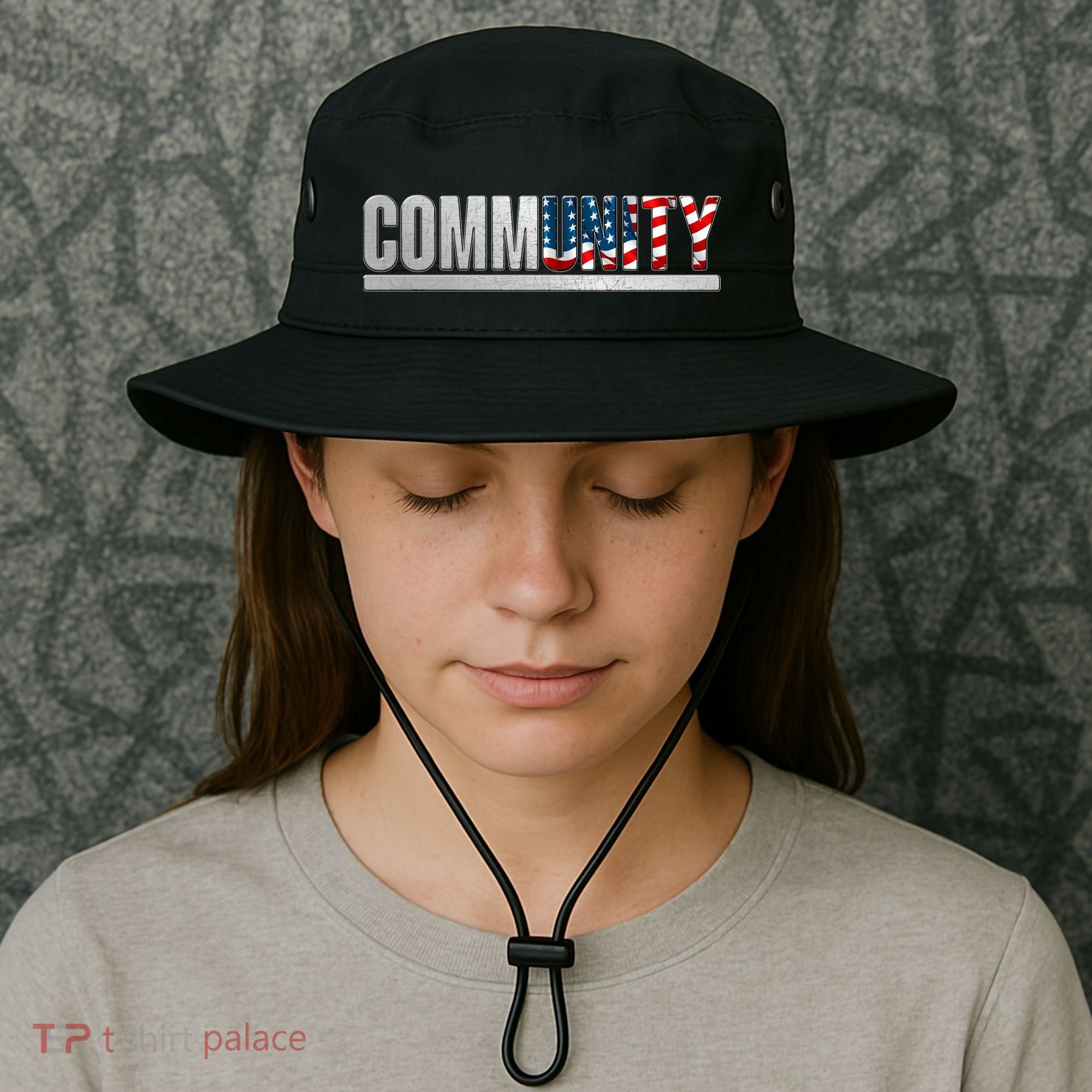Community USA Flag Bucket Hat