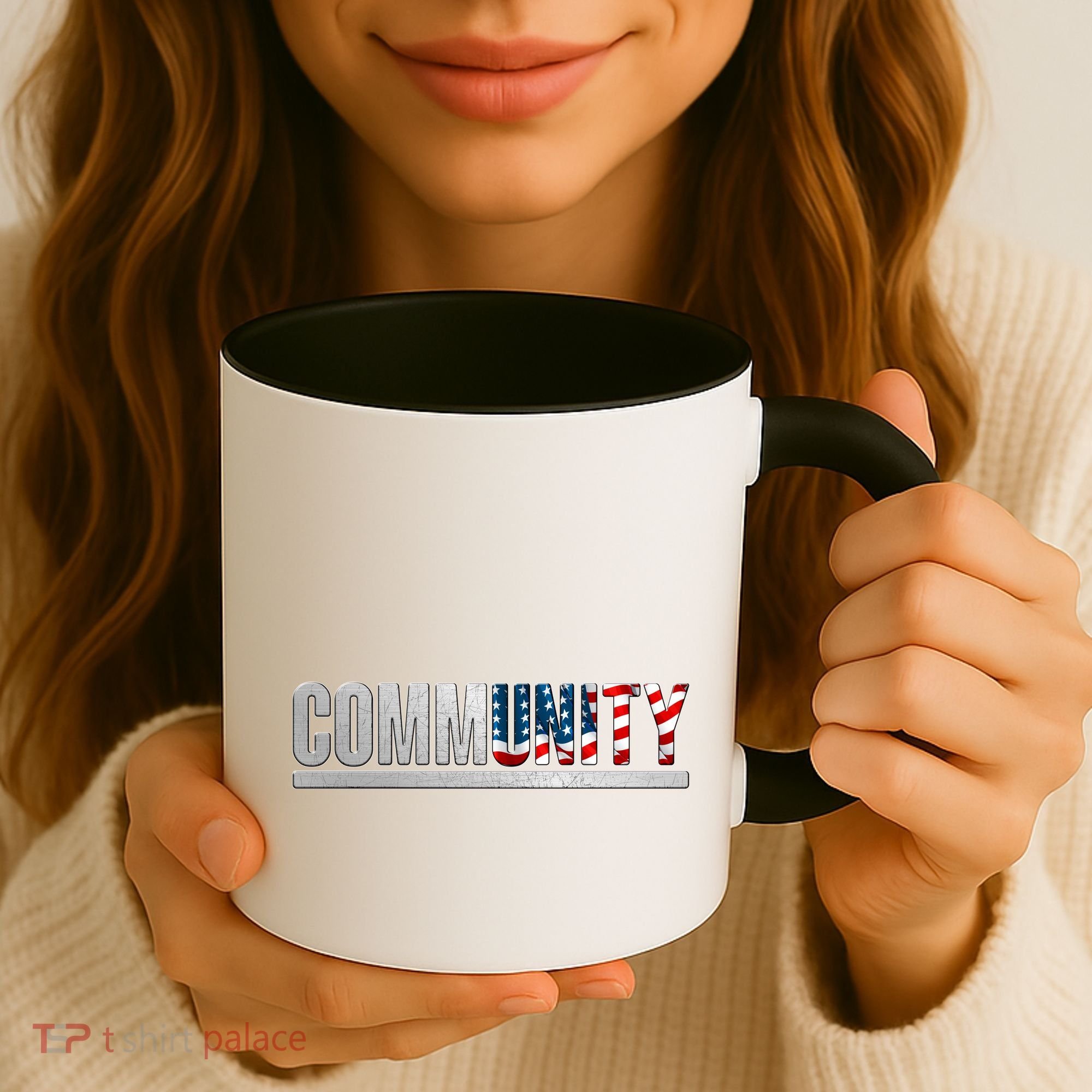 Community USA Flag Coffee Mug