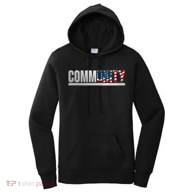 Community USA Flag Women's Hoodie