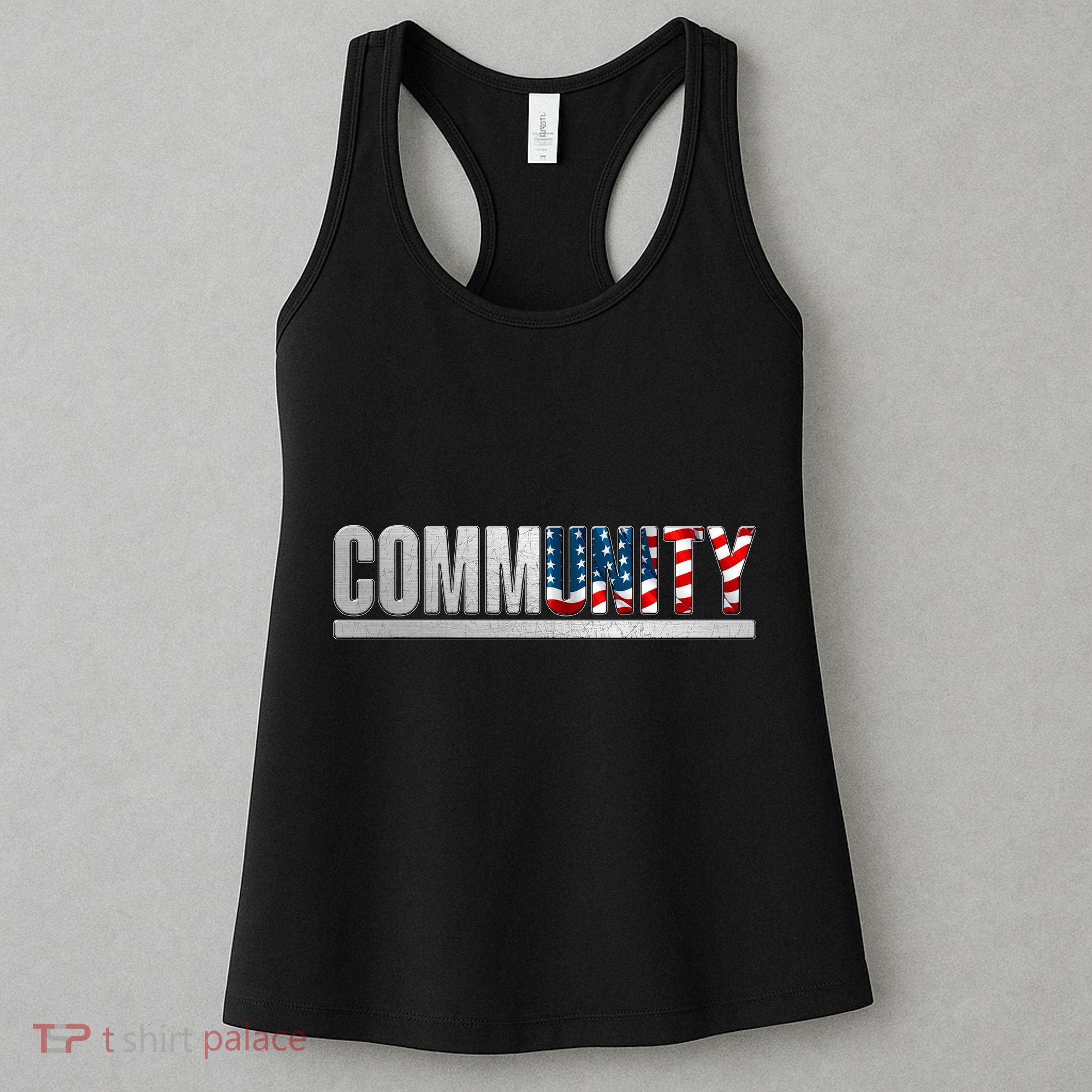 Community USA Flag Women's Tank Top