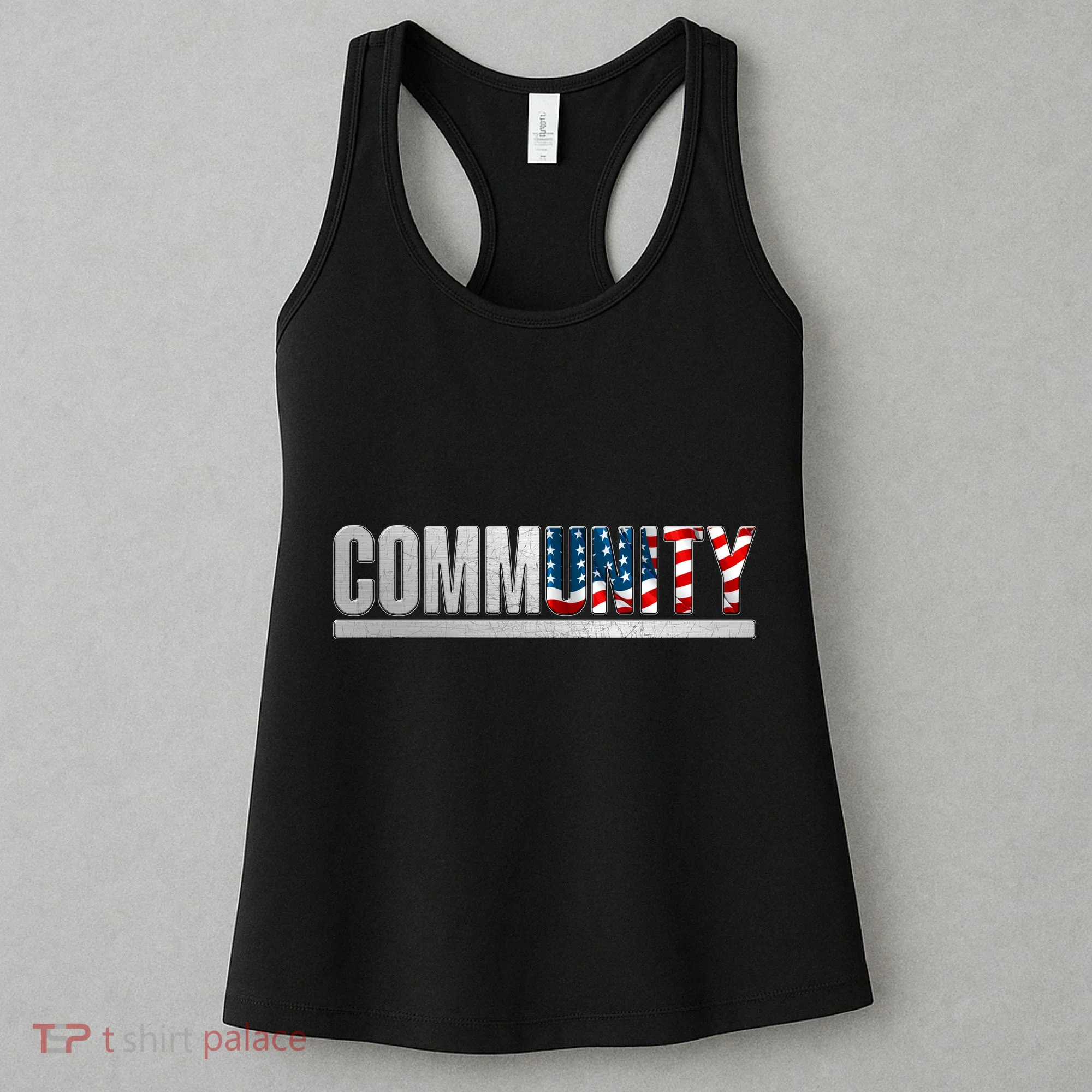Community USA Flag Women's Tank Top