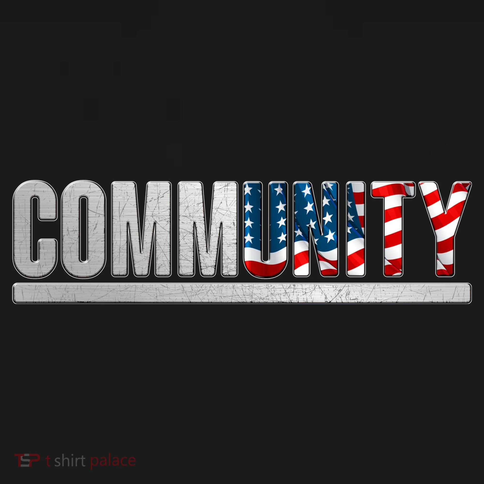 Community USA Flag Women's Tank Top