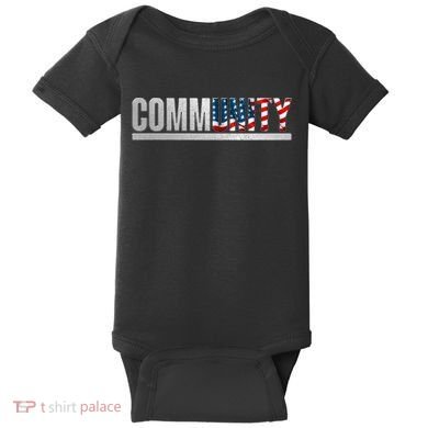 Community USA Flag Baby Bodysuit