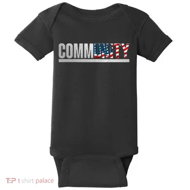 Community USA Flag Baby Bodysuit