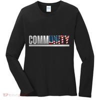 Community USA Flag Women's Long Sleeve Shirt thumb 0