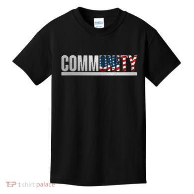 Community USA Flag Kids T-Shirt