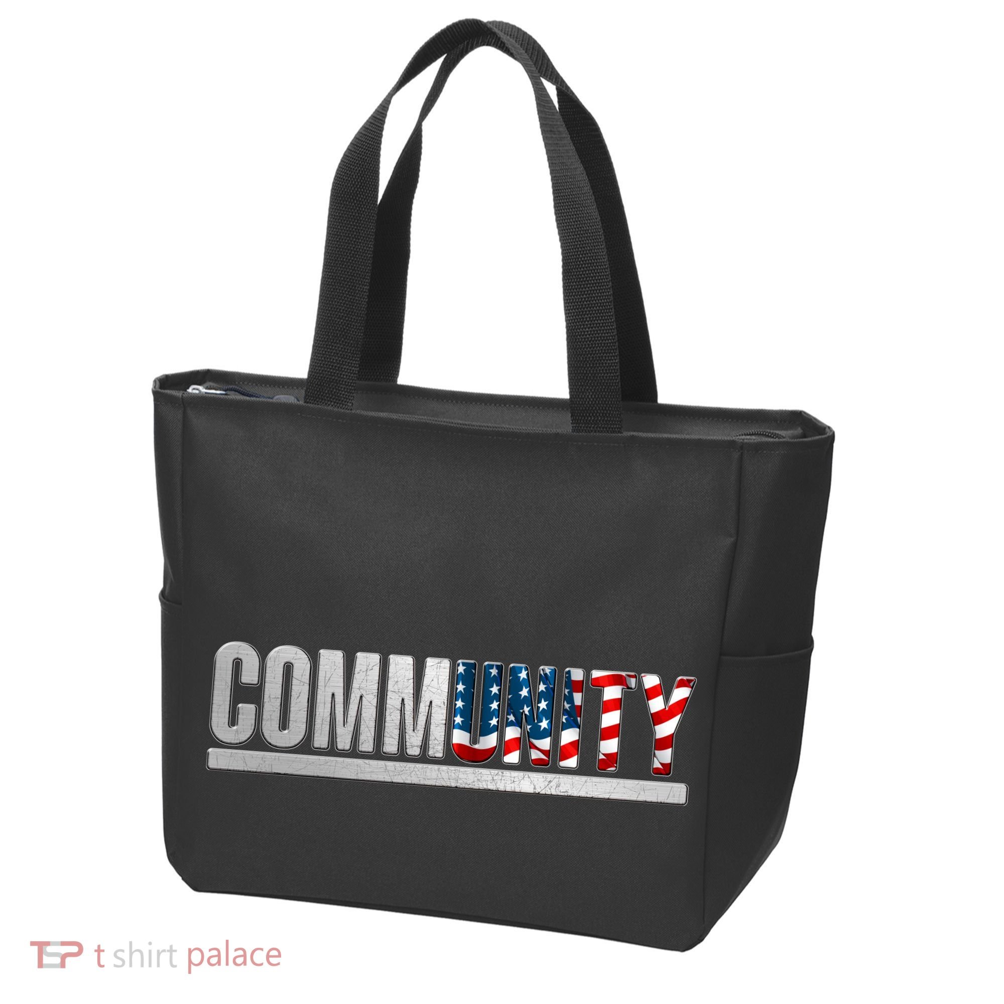 Community USA Flag Tote Bag