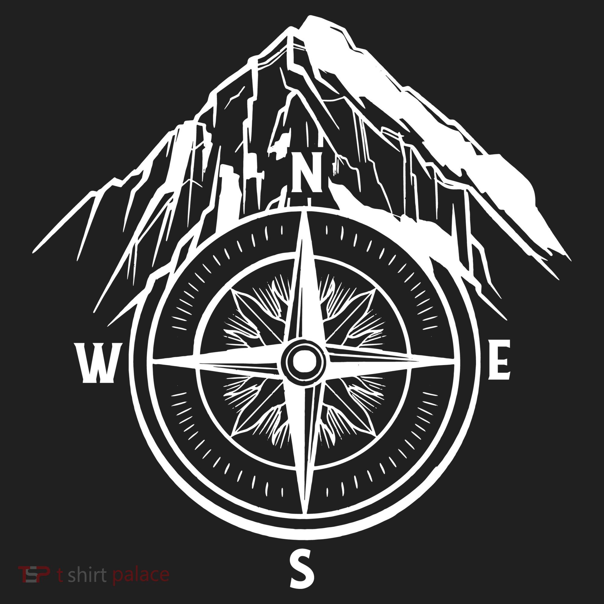 Compass Guide Mountain Beanie