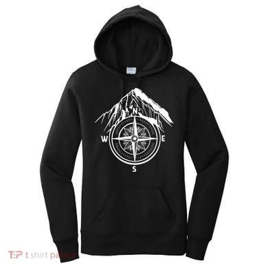 Compass Guide Mountain Women's Hoodie