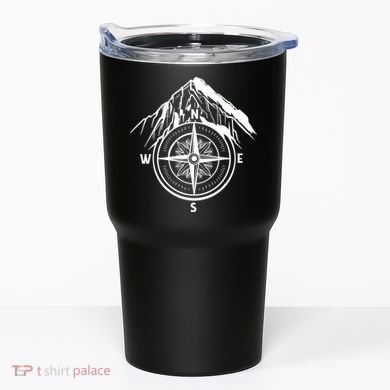 Compass Guide Mountain Tumbler
