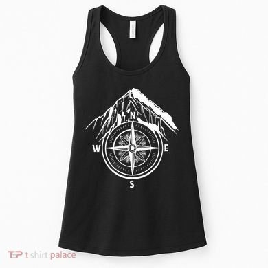 Compass Guide Mountain Women's Tank Top