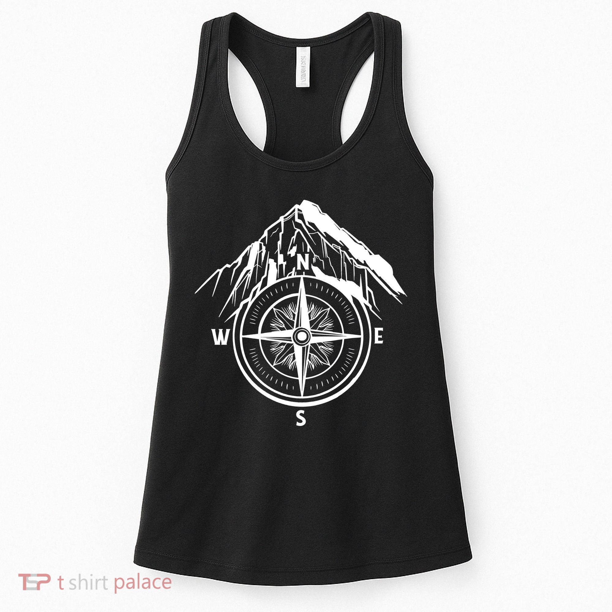Compass Guide Mountain Women's Tank Top