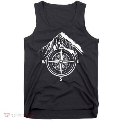 Compass Guide Mountain Tank Top