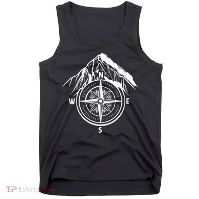 Compass Guide Mountain Tank Top