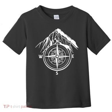 Compass Guide Mountain Toddler T-Shirt