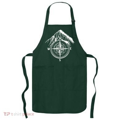 Compass Guide Mountain Apron