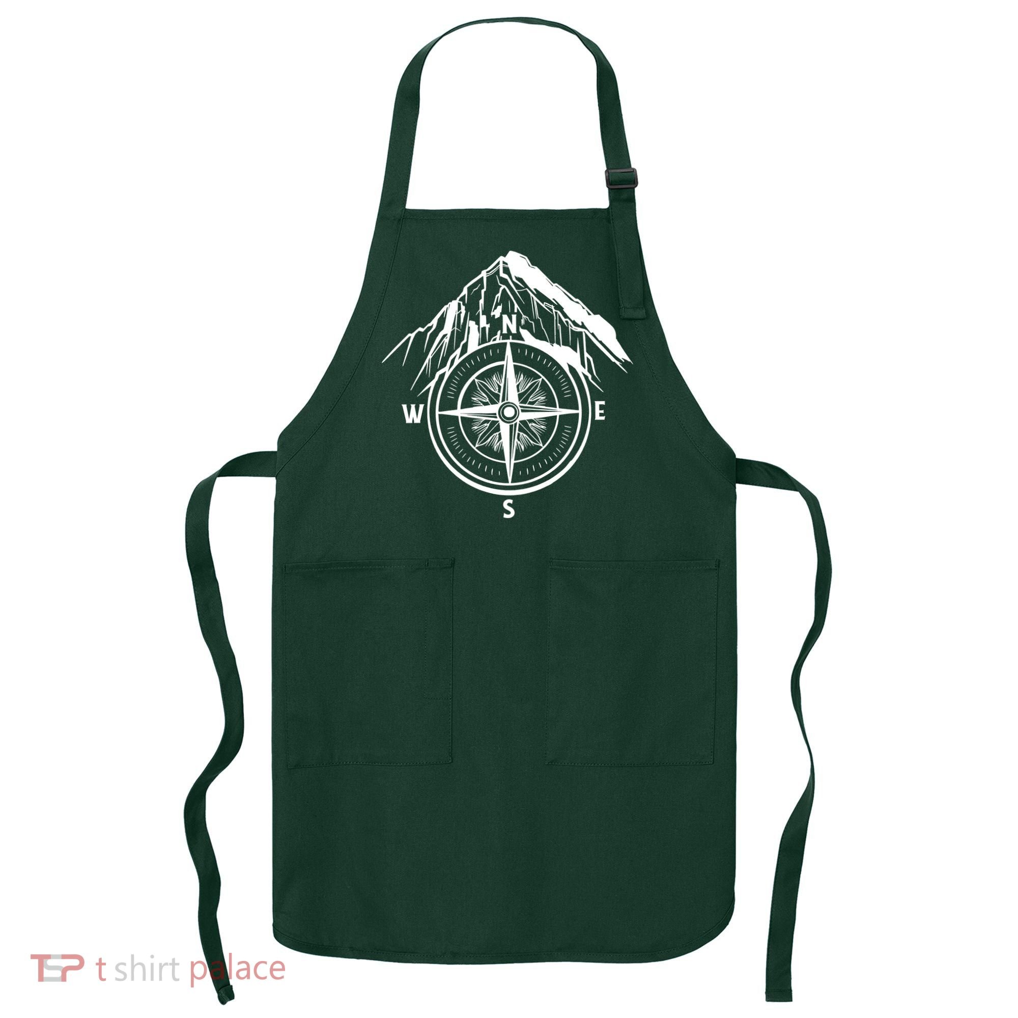 Compass Guide Mountain Apron
