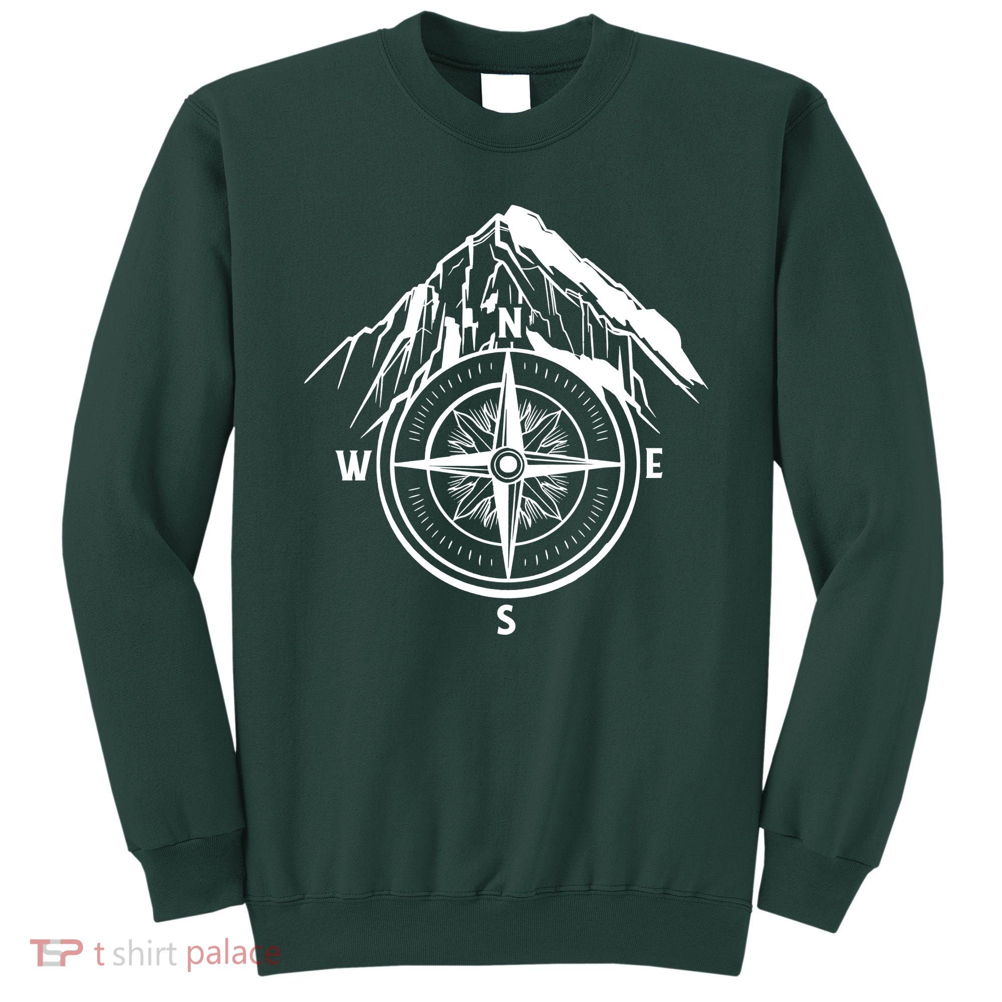 Compass Guide Mountain Sweatshirt
