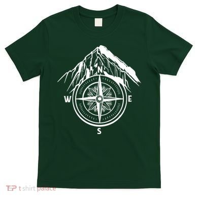 Compass Guide Mountain T-Shirt