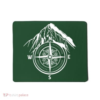 Compass Guide Mountain Mousepad