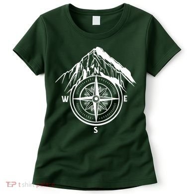 Compass Guide Mountain Women's T-Shirt