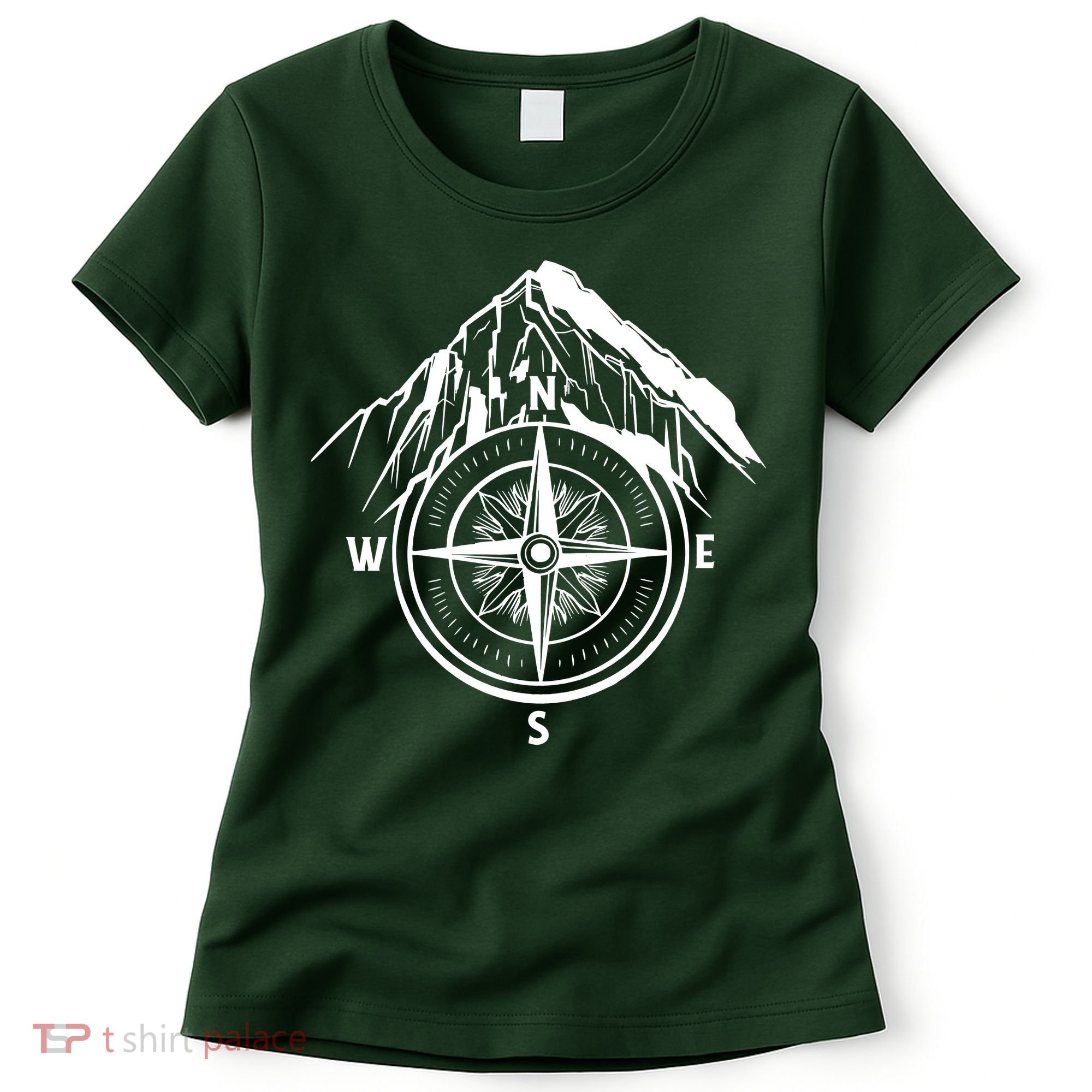 Compass Guide Mountain Women's T-Shirt