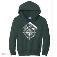 Compass Guide Mountain Kids Hoodie thumb 0