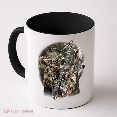 Compound Bow And Arrow Hunter Coffee Mug