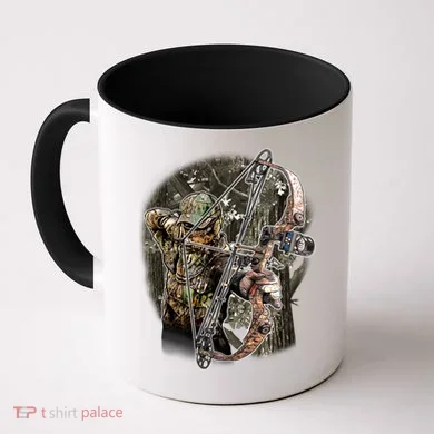 Compound Bow And Arrow Hunter Coffee Mug