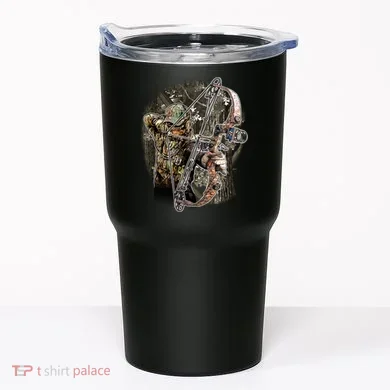 Compound Bow And Arrow Hunter Tumbler