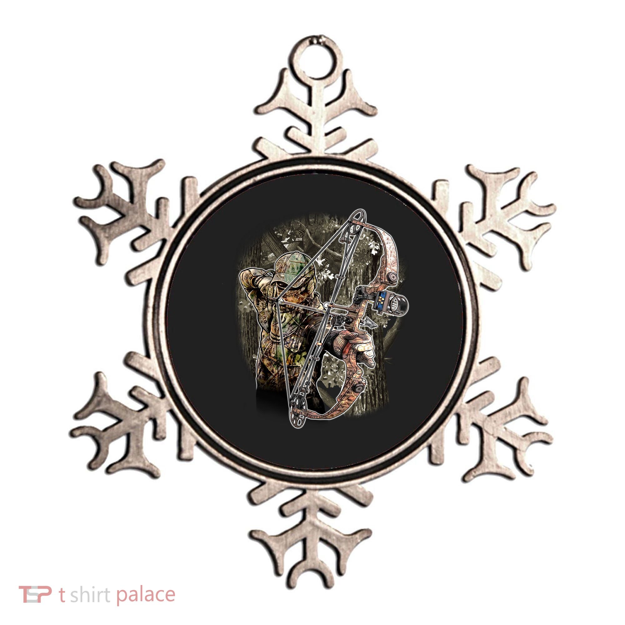 Compound Bow And Arrow Hunter Ornament