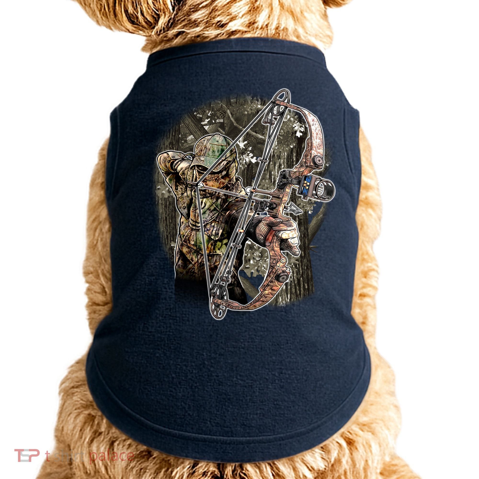 Compound Bow And Arrow Hunter Doggie Tank