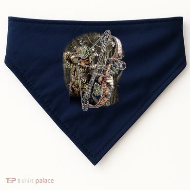 Compound Bow And Arrow Hunter USA-Made Doggie Bandana