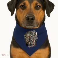 Compound Bow And Arrow Hunter USA-Made Doggie Bandana thumb 1