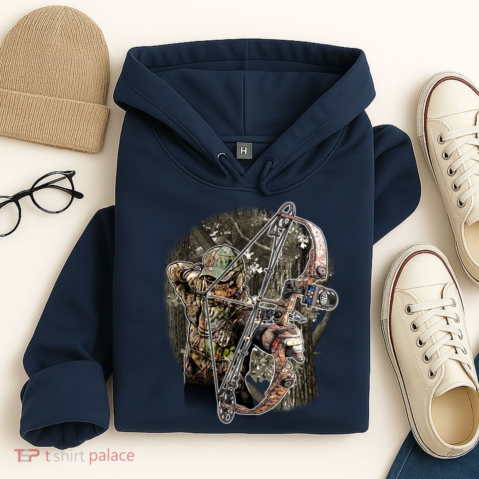 Compound Bow And Arrow Hunter Hoodie