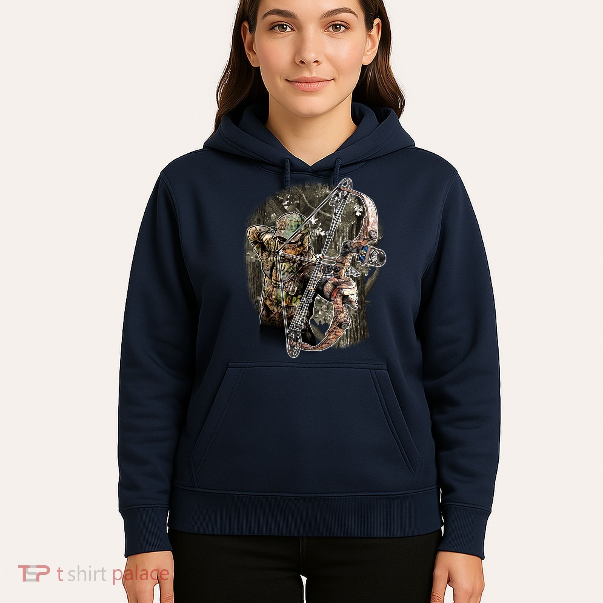 Compound Bow And Arrow Hunter Hoodie