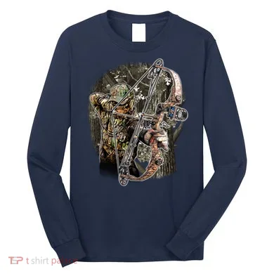 Compound Bow And Arrow Hunter Long Sleeve Shirt