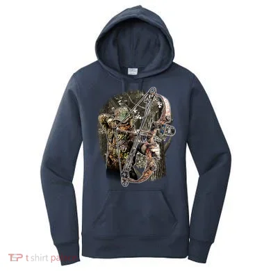 Compound Bow And Arrow Hunter Women's Hoodie