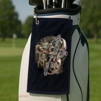 Compound Bow And Arrow Hunter Golf Towel thumb 2