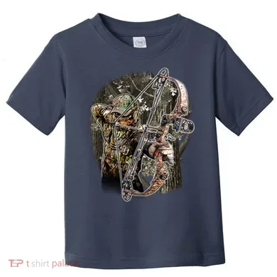 Compound Bow And Arrow Hunter Toddler T-Shirt