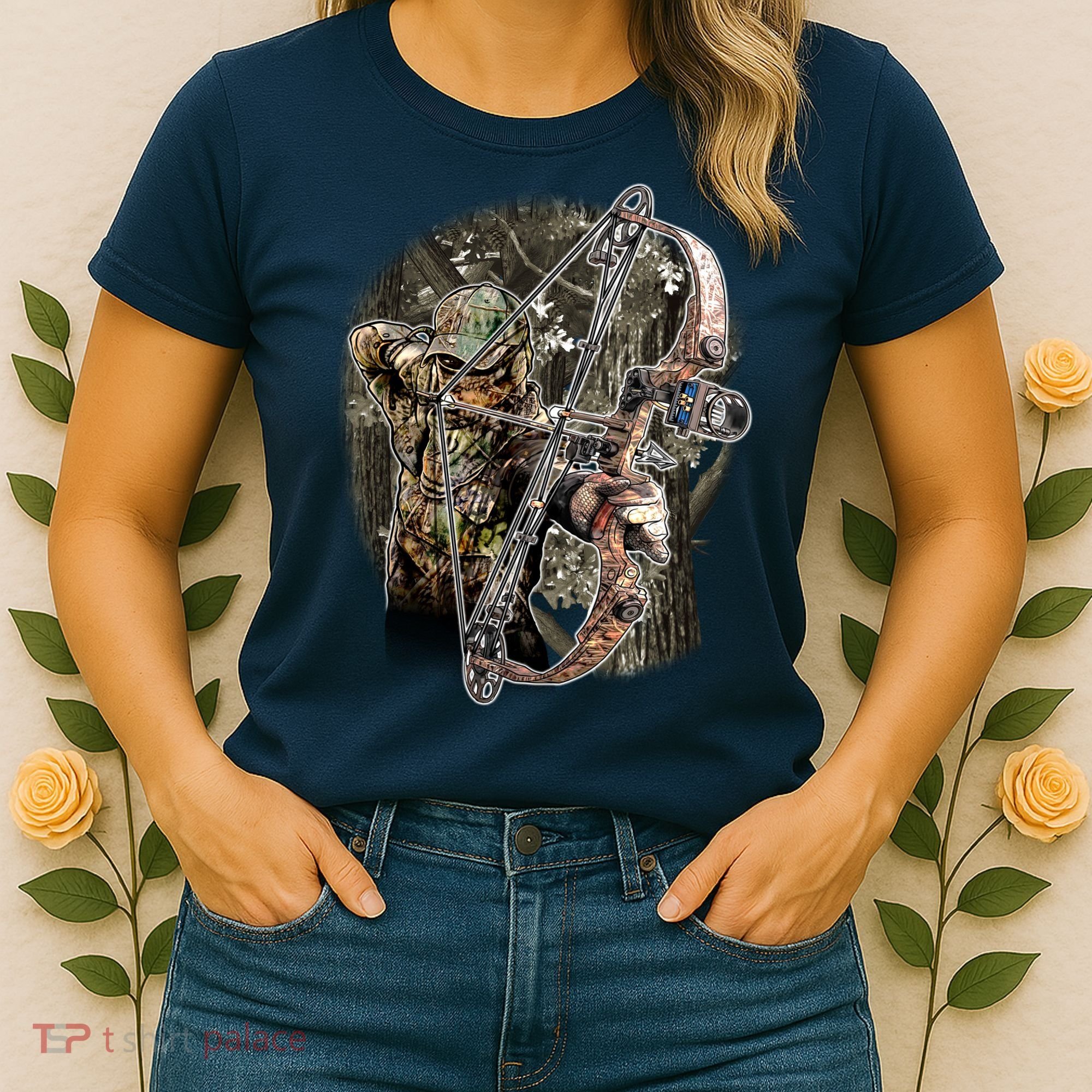 Compound Bow And Arrow Hunter Women's T-Shirt