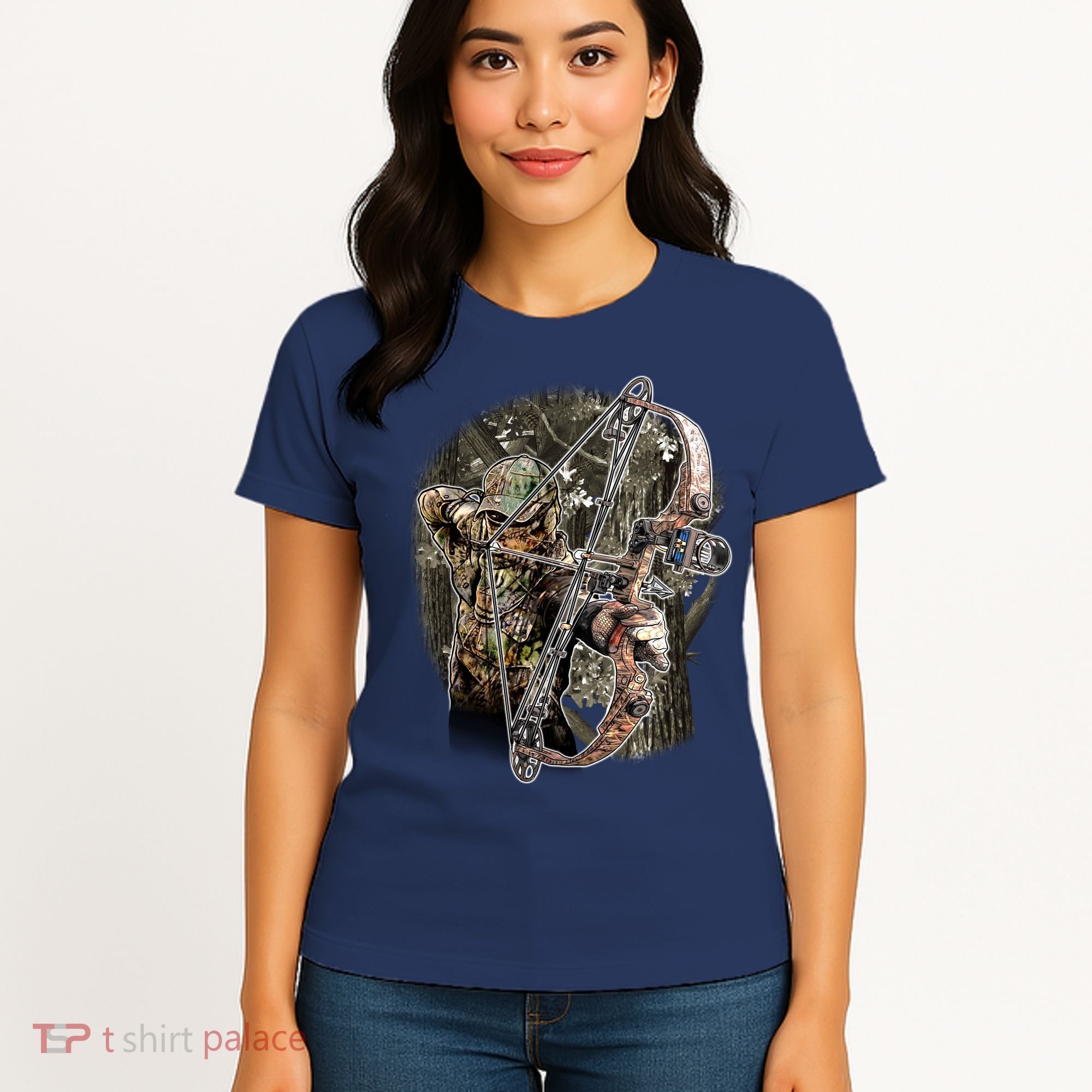 Compound Bow And Arrow Hunter Women's T-Shirt