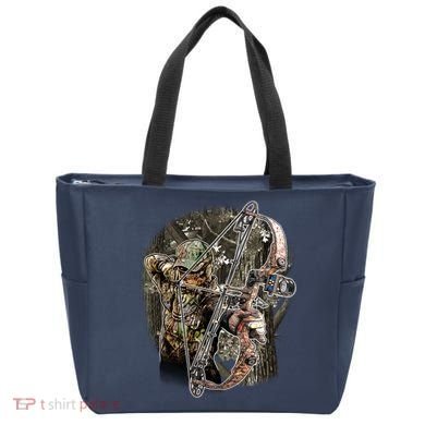 Compound Bow And Arrow Hunter Tote Bag