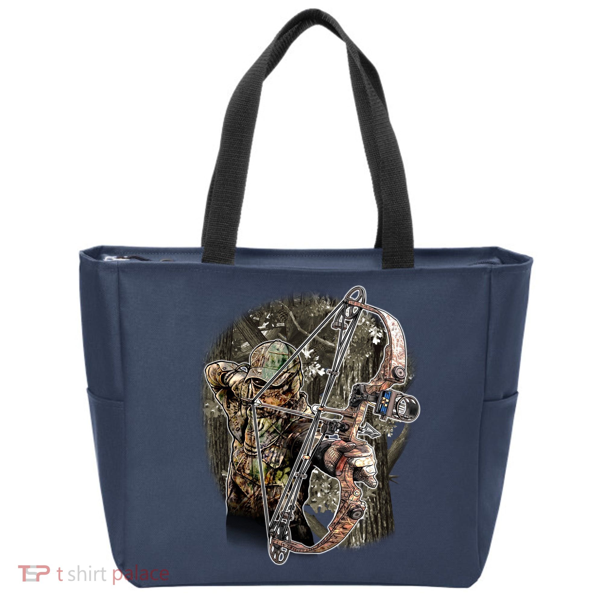 Compound Bow And Arrow Hunter Tote Bag