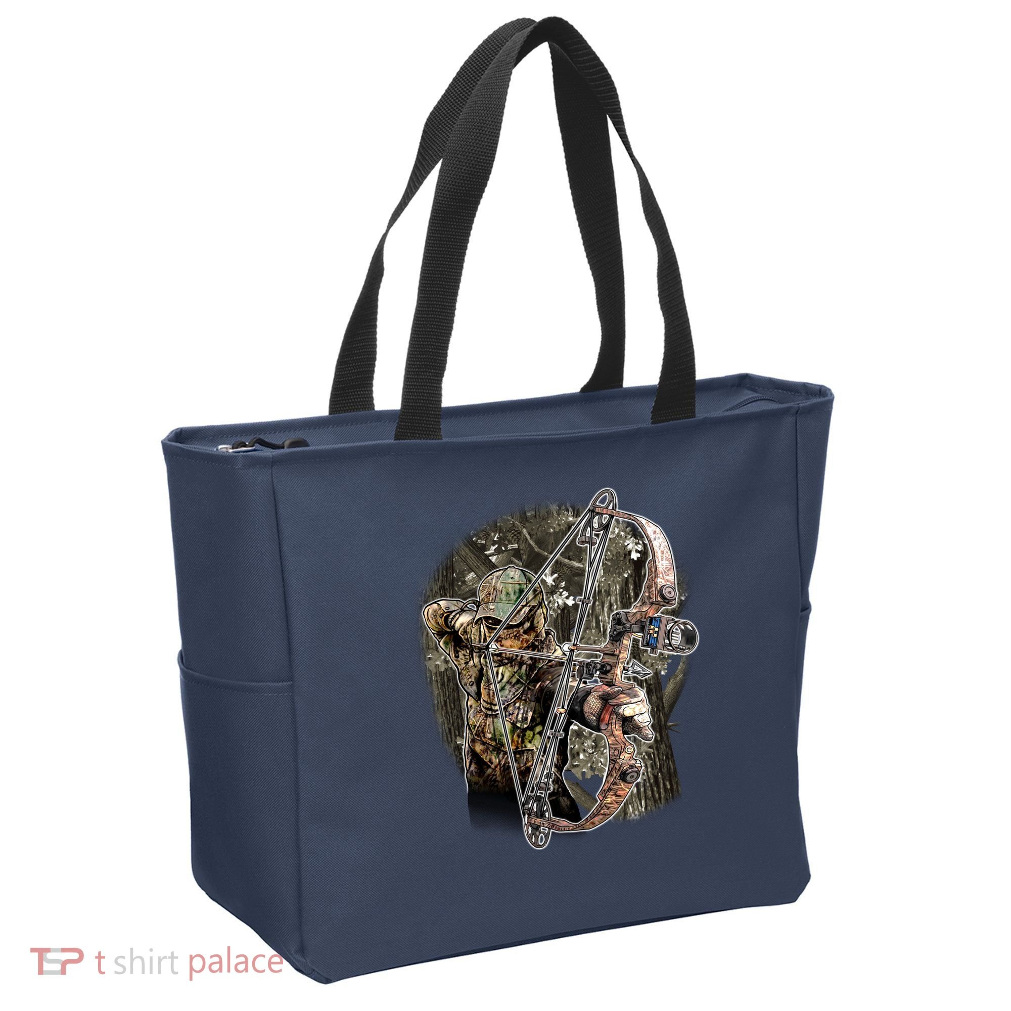 Compound Bow And Arrow Hunter Tote Bag