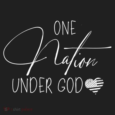 Cute One Nation Under God Usa Script Gift Comfort Colors Heavyweight Long Sleeve T-Shirt